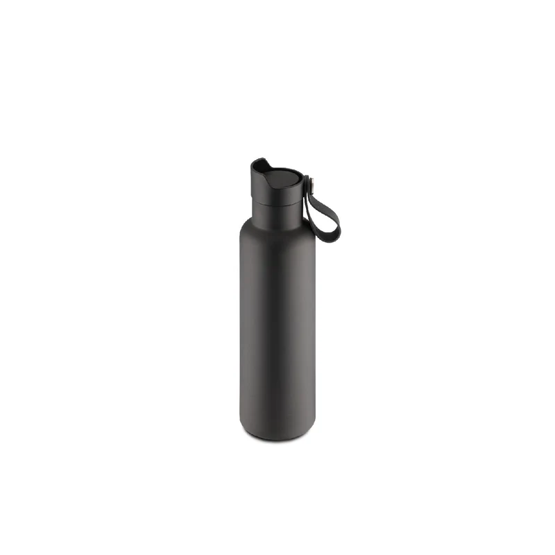 Weis Thermoflasche inkl. Deckel mit Trinkfunktion 0,7 L grau
