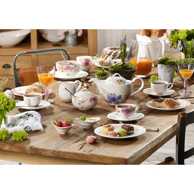 Villeroy & Boch Mariefleur Gris Basic Zuckerdose 6 Pers.