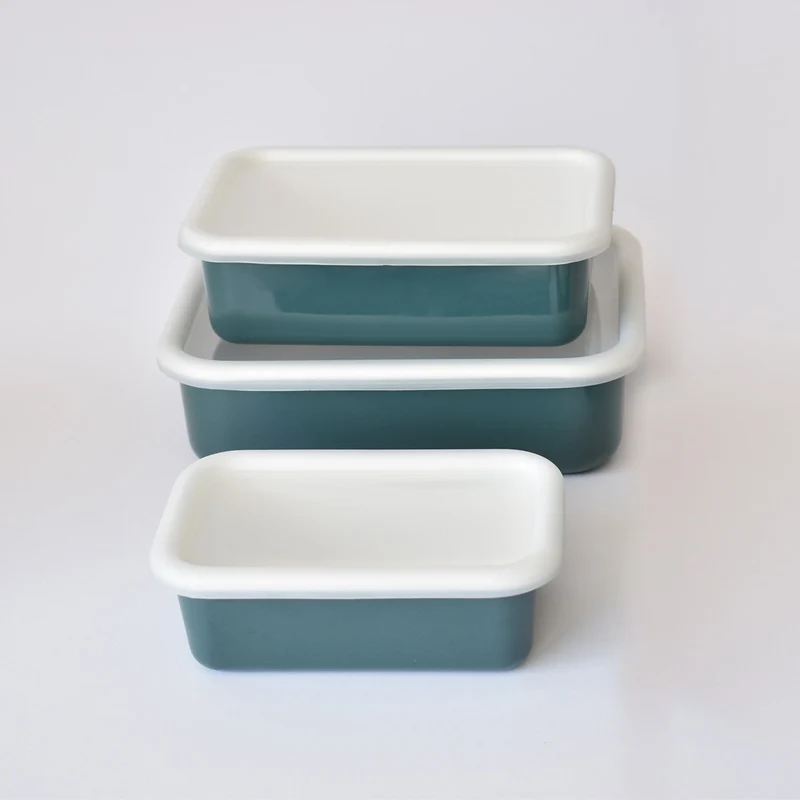 HONEYWARE Color-Emailledose, Smaragd Blau, S, 0,42L