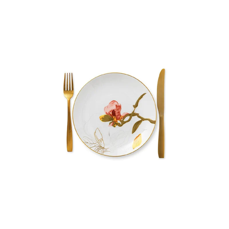 Royal Copenhagen Frühstücksteller - Magnolie - 22 cm