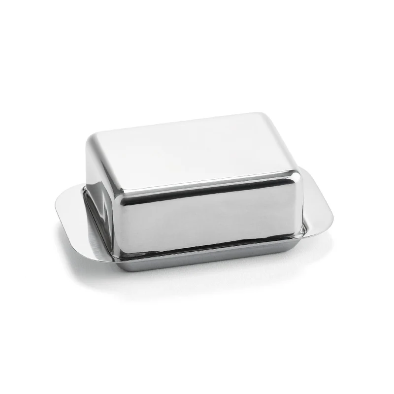 Weis Butterdose aus Edelstahl - 1/4 Pfund für 125 g