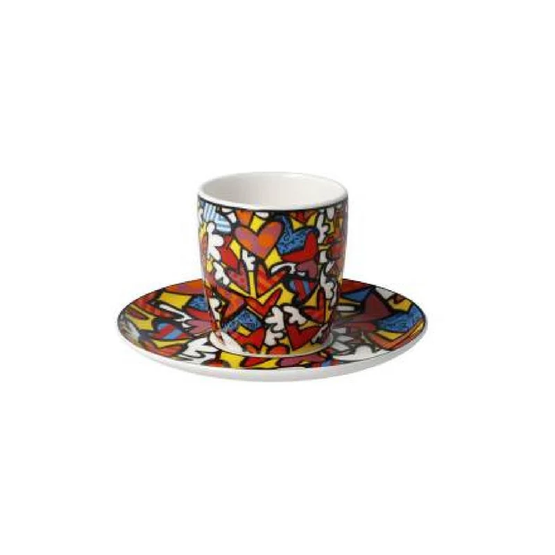 Goebel Romero Britto All We Need is Love Espressotasse