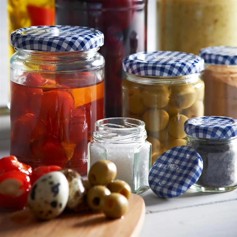KILNER 6-eckiges Einmachgals mit Drehverschluss Glas, 48 ml