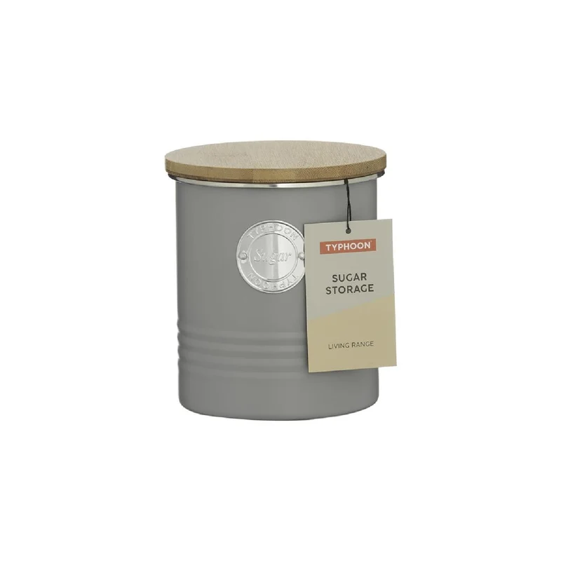 TYPHOON LIVING Vorratsbehälter Zucker, pastellgrau, 1 Liter