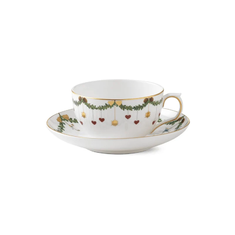 Royal Copenhagen Tasse mit Untertasse - 32 cl