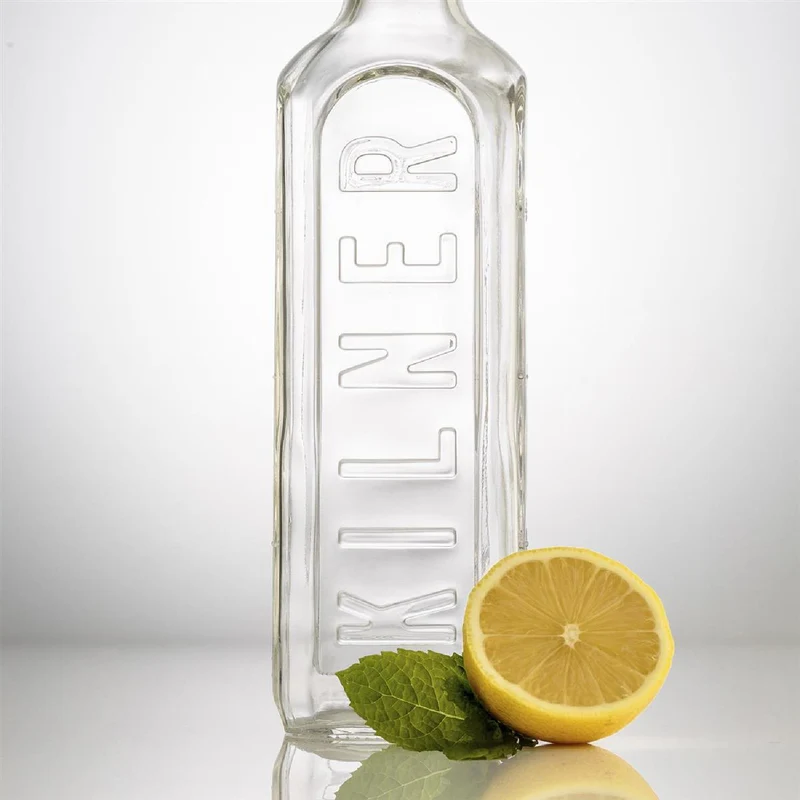 KILNER Glasflasche mit Bügelverschluß, eckig, 1 Liter