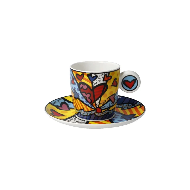 Goebel Romero Britto A New Day Espressotasse