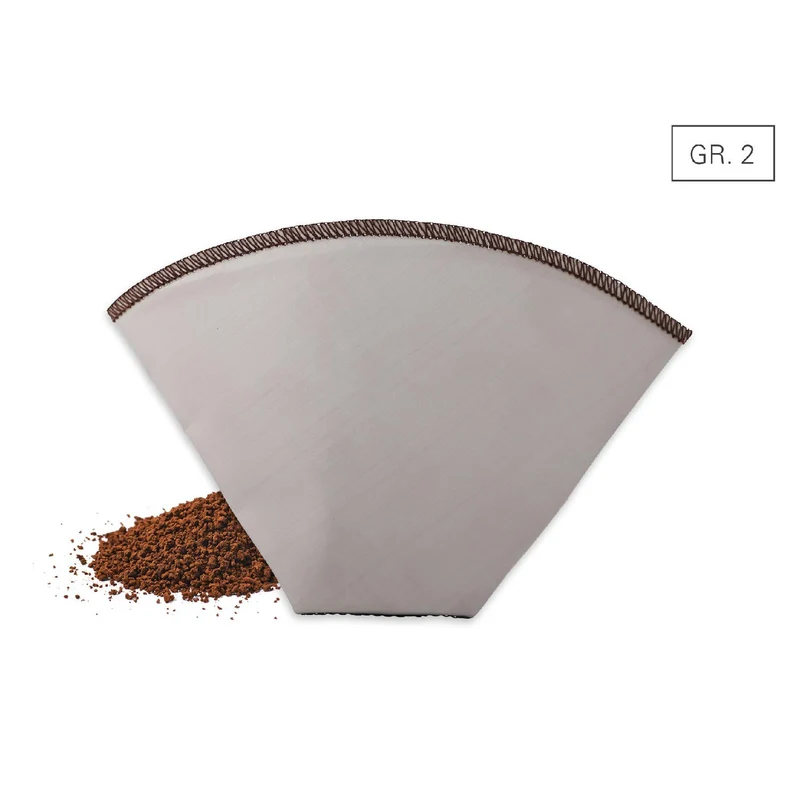 Weis Kaffeedauerfilter Edelstahlgewebe faltbar Gr. 2