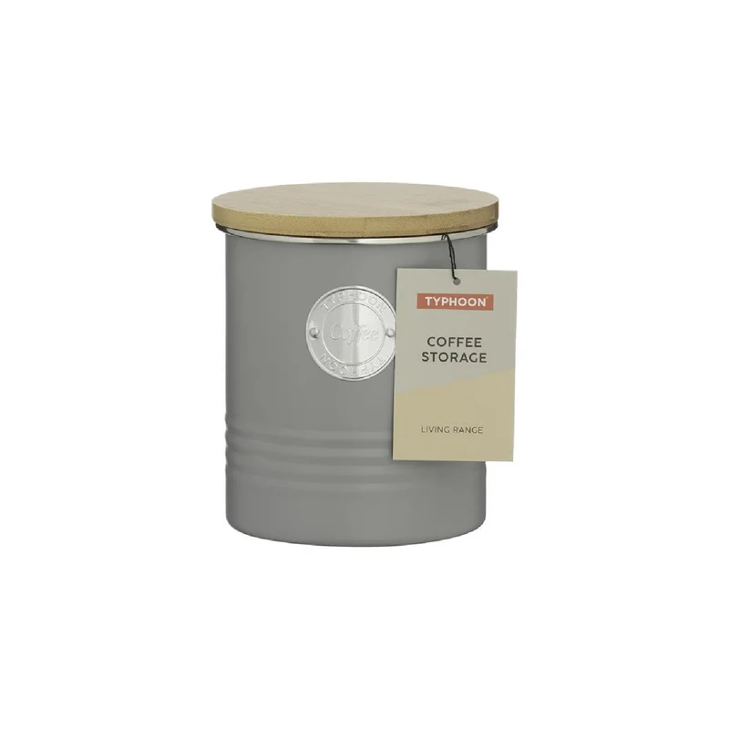 TYPHOON LIVING Vorratsbehälter Kaffee, pastellgrau, 1 Liter