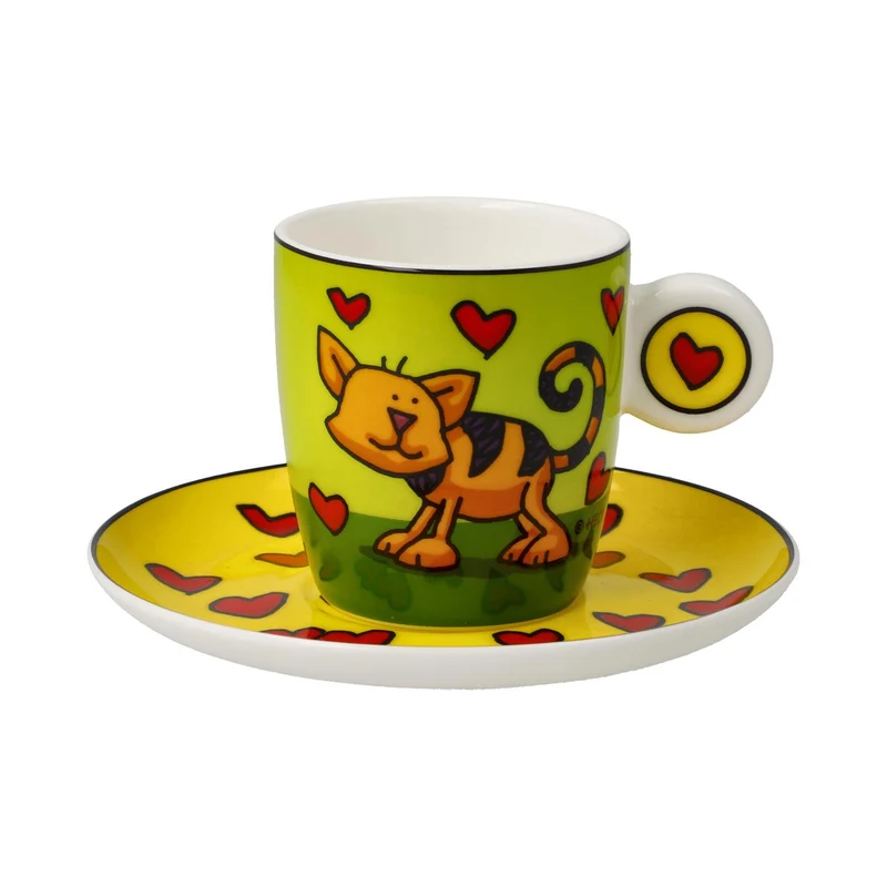 Goebel Ed Heck Love Cat Espressotasse