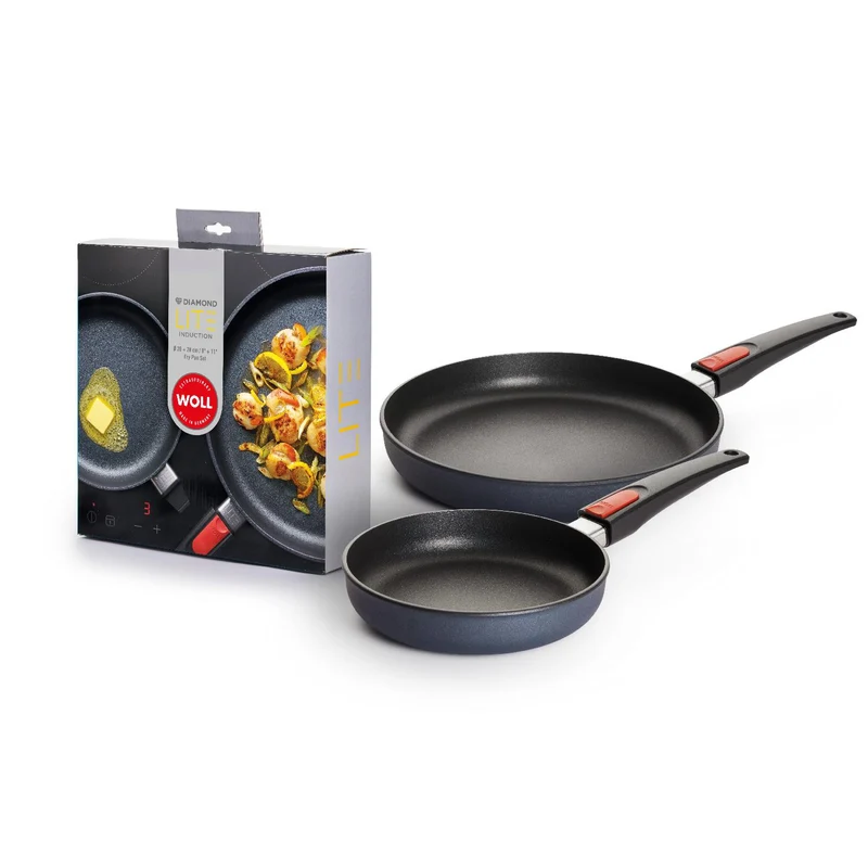 Woll Pfannenset Diamond Lite Induction, Ø20 cm + Ø28 cm, 5 cm hoch