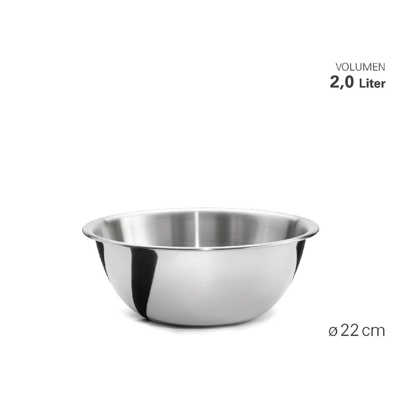 Weis Schüssel "Classic" aus Edelstahl Ø 22 cm