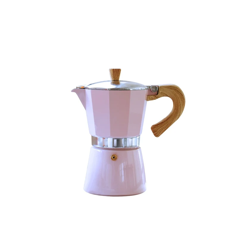 GNALI & ZANI Venezia - Espressokocher, rosa, 3 Tassen