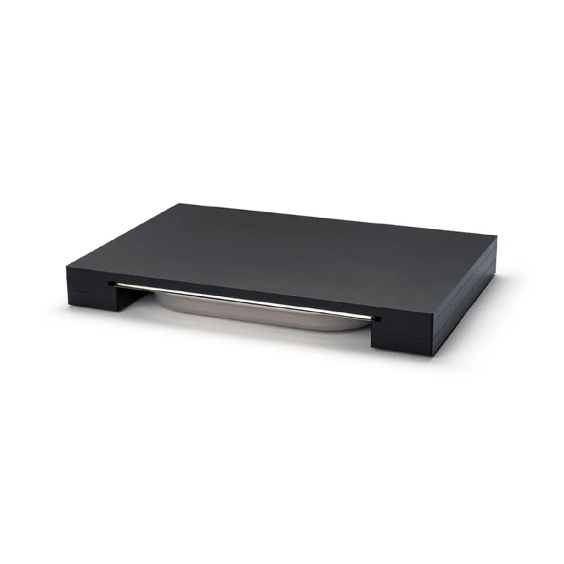 Continenta Schneidebrett mit Schublade, Duracore schwarz 48x32,5x5 cm