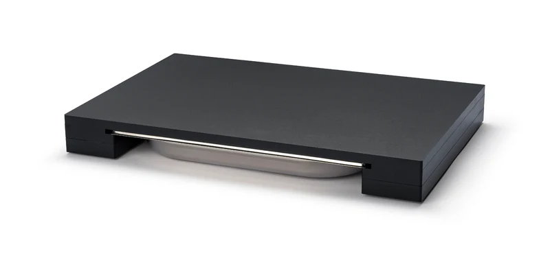 Continenta Schneidebrett mit Schublade, Duracore schwarz 48x32,5x5 cm
