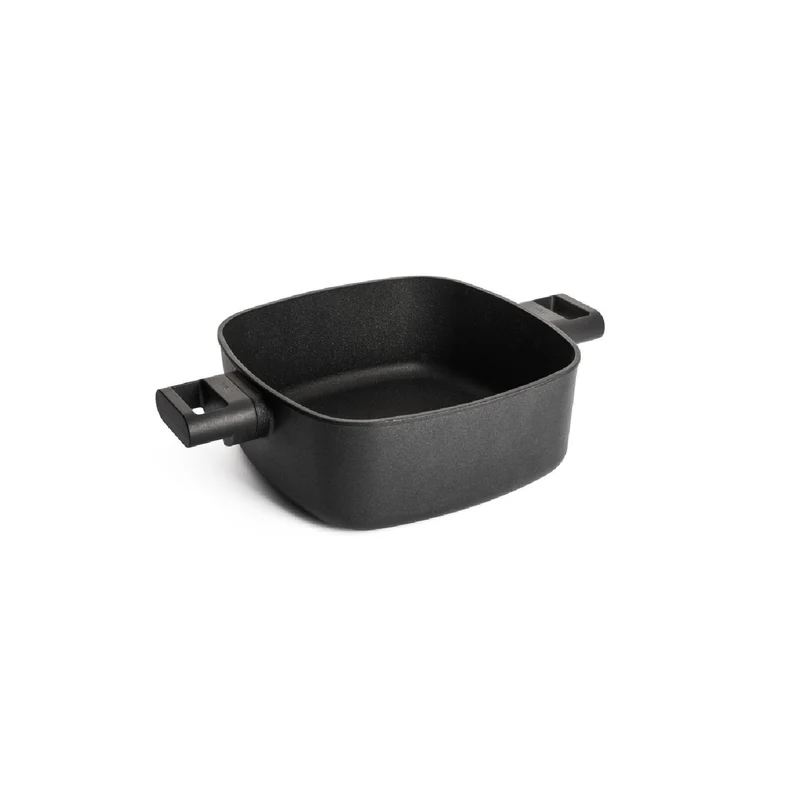 Woll, Eco Logic Induktion, Gussbräter, viereckig, 24 x 24 cm, 10,5 cm hoch, 4,3 Liter