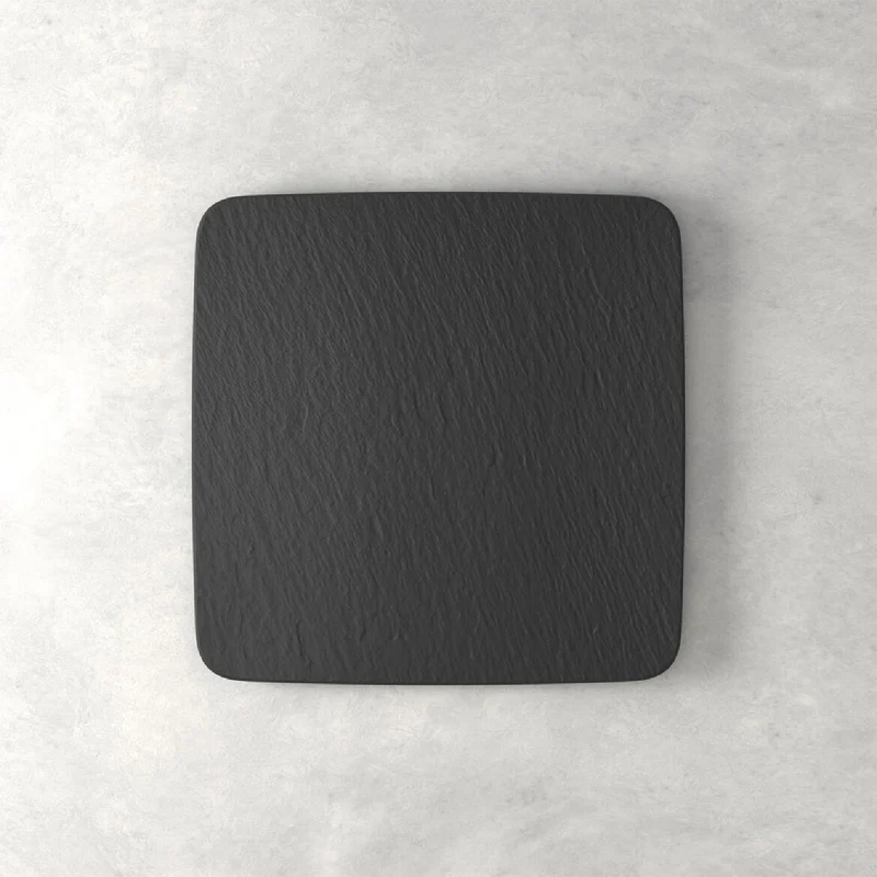 Villeroy & Boch Manufacture Rock Servierplatte quadratisch/Gourmetteller