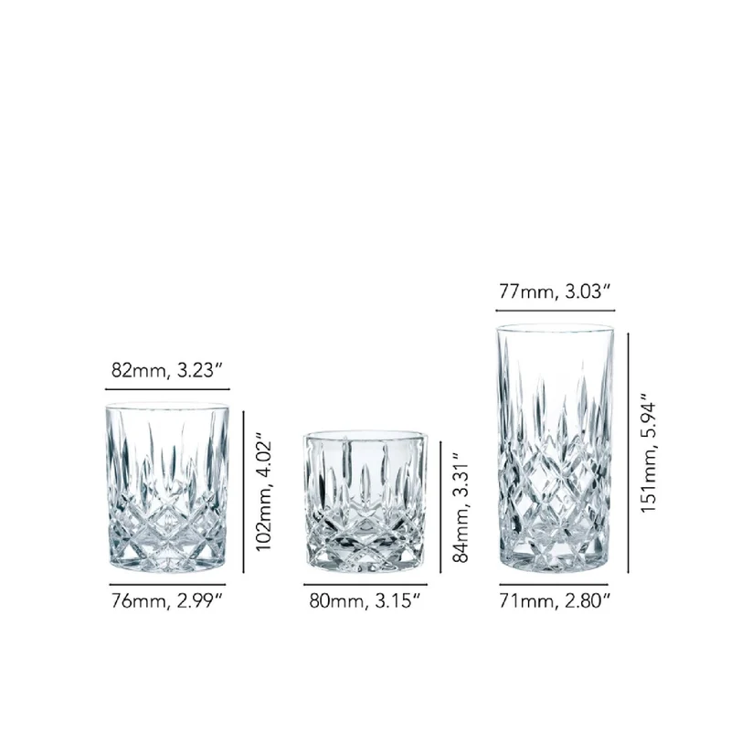 Nachtmann Noblesse Becher Set, 18 tlg.