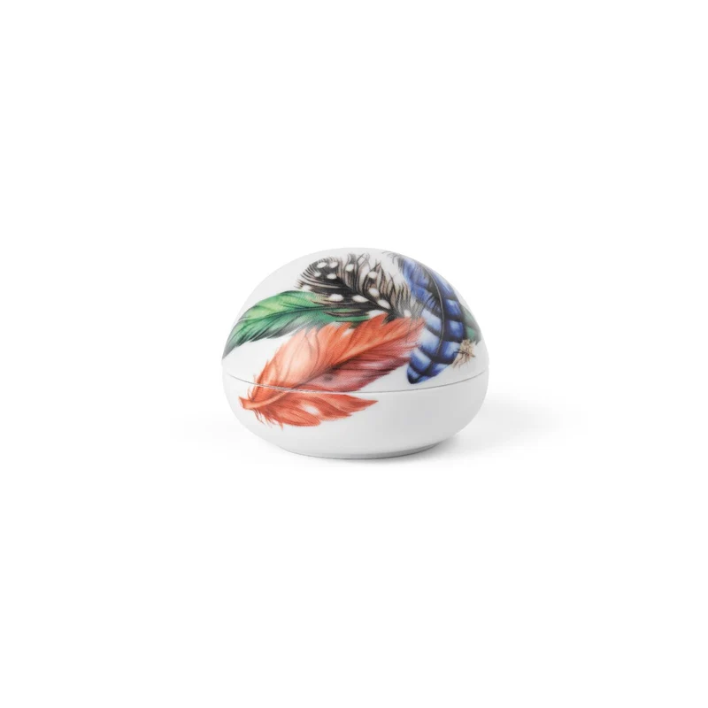 Royal Copenhagen Frühling Bonbonniere 2025, Gemischte Federn, 10 cm