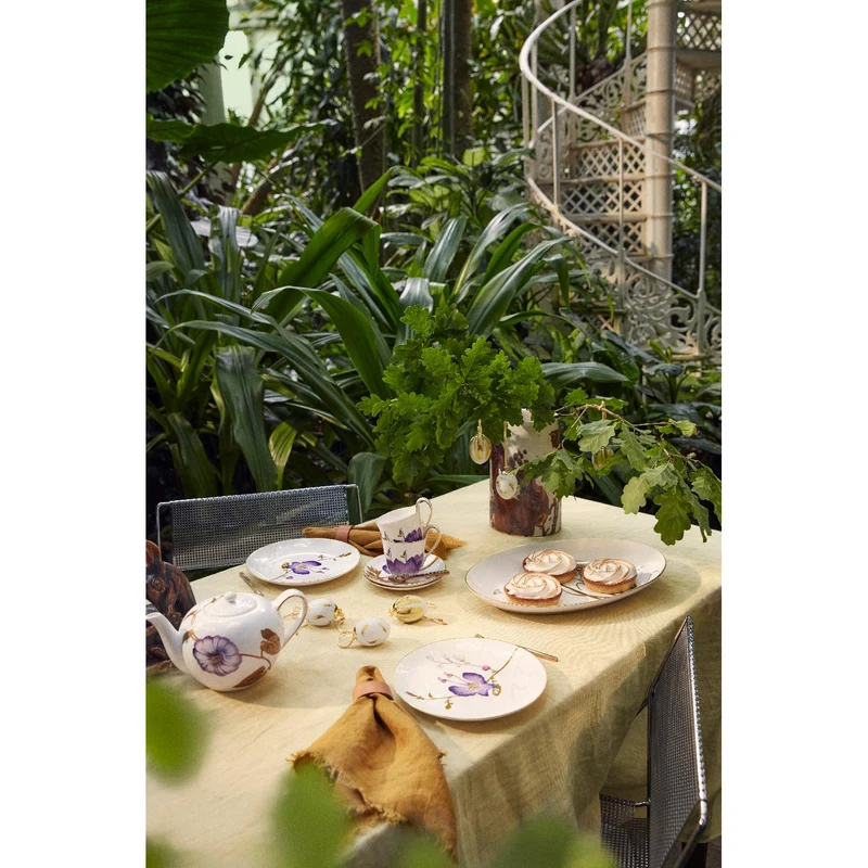 Royal Copenhagen Frühling Ei 2025, Kleine Pirolfedern, 6 cm