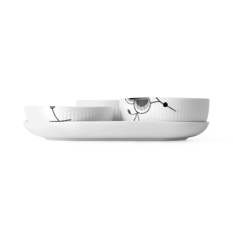 Royal Copenhagen Servierset 4 teilig