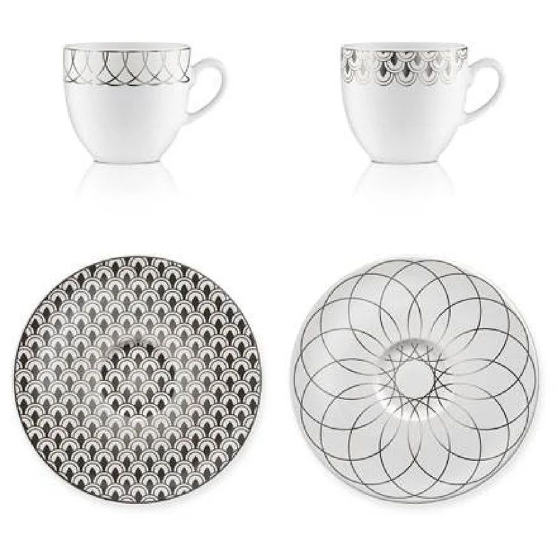 Goebel First.Platin Kaffeetassen Set