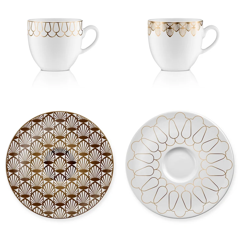 Goebel First.Gold Kaffeetassen Set