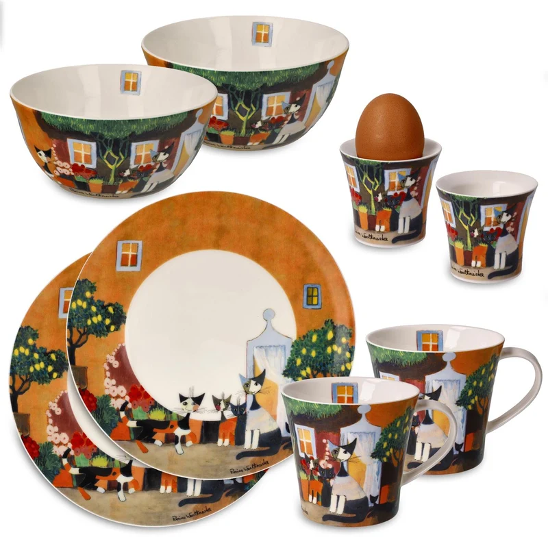 Goebel Wohnaccessoires Rosina Wachtmeister Frühstücksset - Tempi felici - Geschenk Set