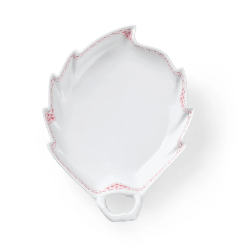 Royal Copenhagen Coral Lace Dish Leaf Shaped 23cm