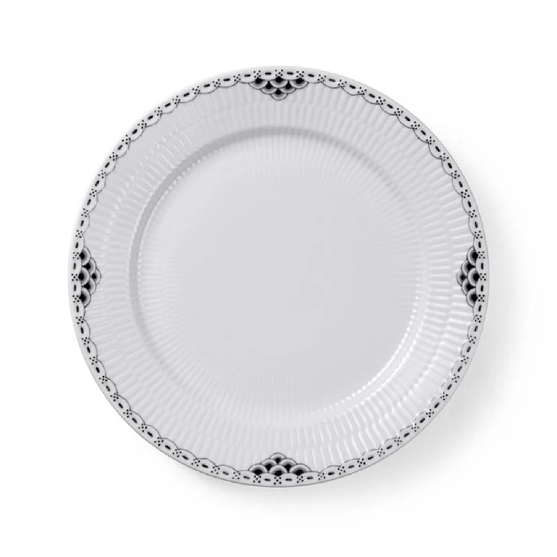 Royal Copenhagen Black Lace Teller 27 cm