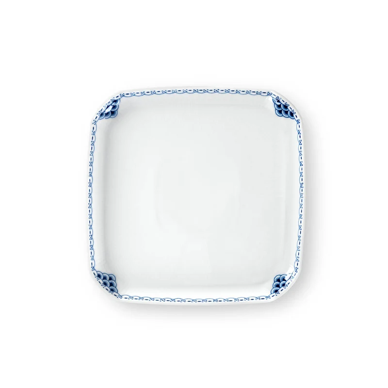 Royal Copenhagen Princess Viereckiger Teller 21 cm