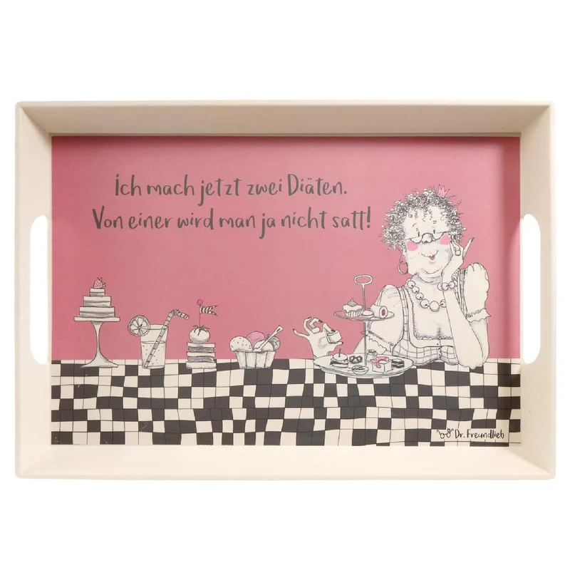 Goebel Barbara Freundlieb - Zwei Diäten - Tablett