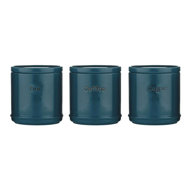 Price & Kensington ACCENTS Vorratsdosen, 3er Set, petrol, 750 ml