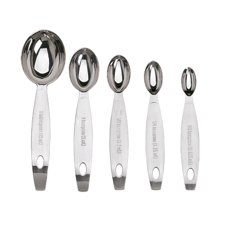 CUISIPRO Messlöffel im 5er Set (0,625; 1,25; 2,5; 5; 15 ml)