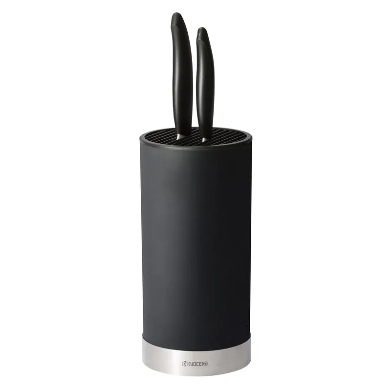 KYOCERA Runder Softtouch Messerblock inklusive 2 GEN-Messer
