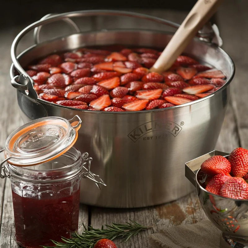 KILNER Edelstahl Einkochtopf, 8 Liter