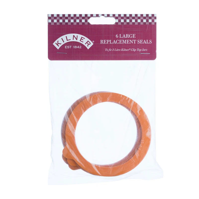 KILNER 6er Pack Einkochringe für 3 Liter