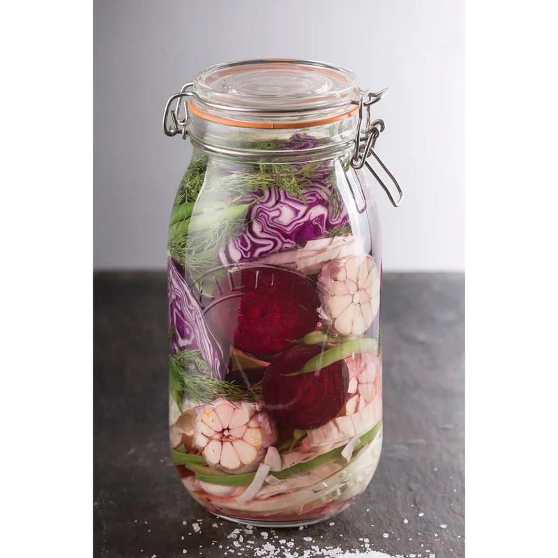 KILNER Rundes Bügelverschluss Glas, 1,5 Liter