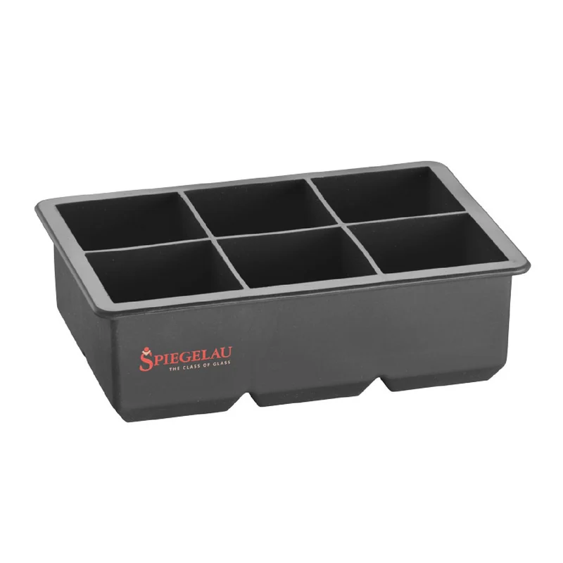 Spiegelau Perfect Ice Cube Set: 2 Longdrinkgläser + 1 Maxi Eiswürfelform
