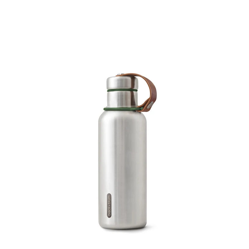 BLACK+BLUM Isolierflasche (optimiertes Design), olive, 500 ml