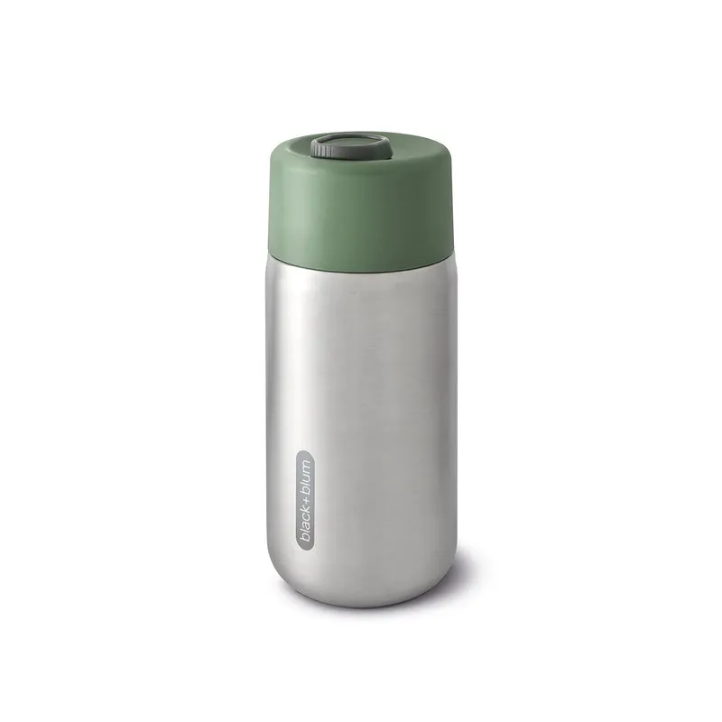 BLACK+BLUM Edelstahl To Go Isolierbecher, olive, 340 ml
