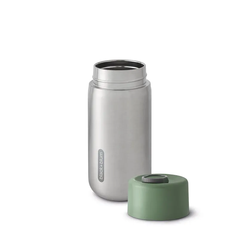 BLACK+BLUM Edelstahl To Go Isolierbecher, olive, 340 ml