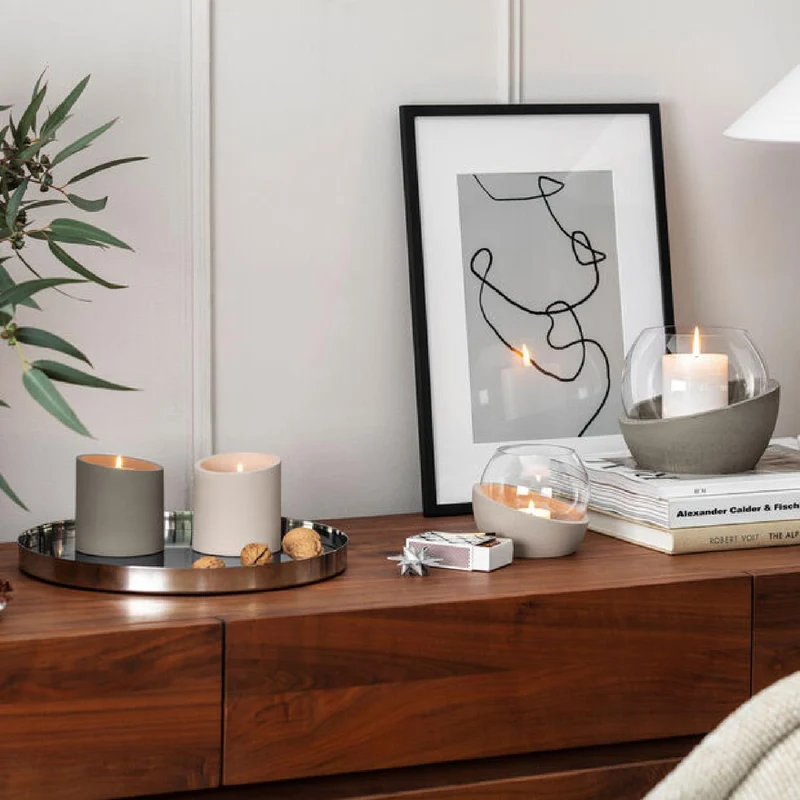 Villeroy & Boch NewMoon Home Duftkerze beige Energy