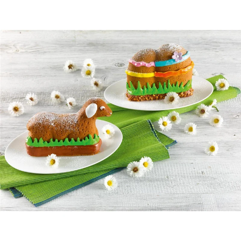 Kaiser 3-D Vollbackform Lamm mit Rezept
