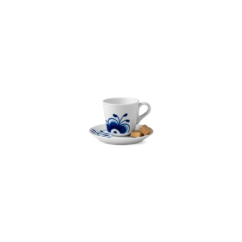 Royal Copenhagen Espressotasse mit Untertasse - 9 cl