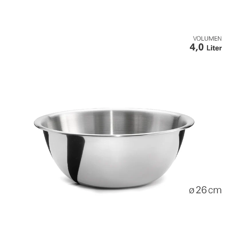 Weis Schüssel "Classic" aus Edelstahl Ø 26 cm