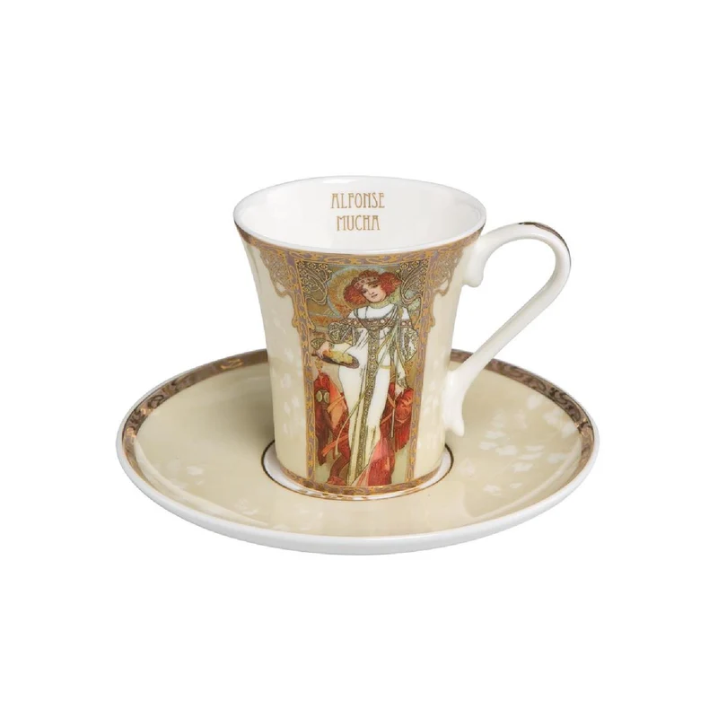 Goebel Alphonse Mucha - Herbst / Winter - Espressotasse