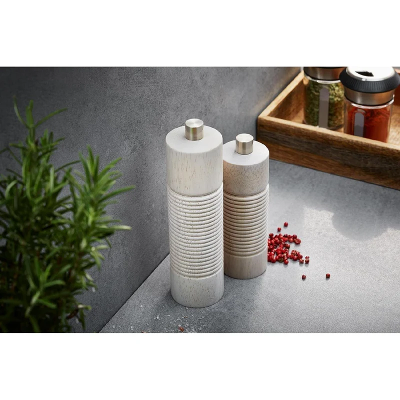 GEFU Salz- oder Pfeffermühle TEDORO, 14 cm weiß