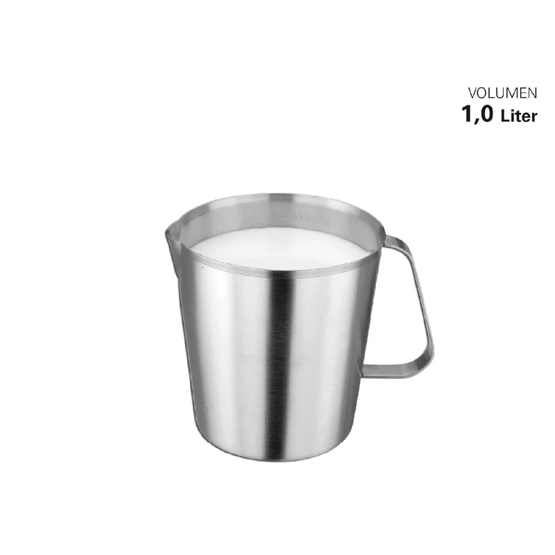 Weis Messbecher Edelstahl satiniert 1 L