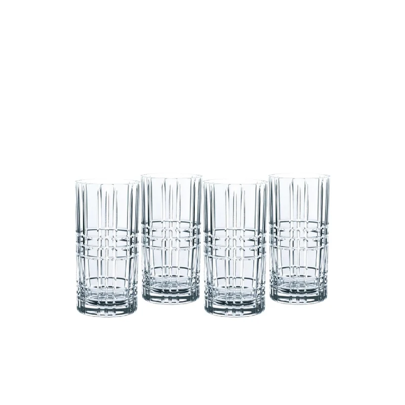 NACHTMANN Square Longdrinkglas, 4er Set